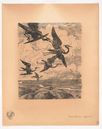 Migratory Bird, from Portfolio 30 of Krieg Und Kunst, Prints Issued by the Berliner Sezession