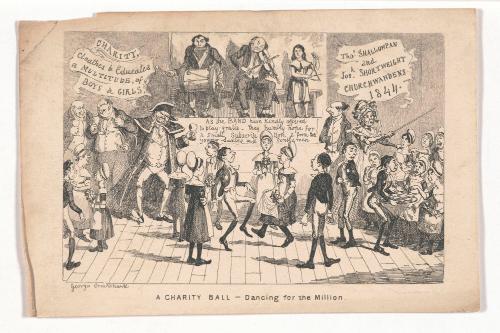 A Charity Ball: Dancing for the Million, from The Comic Almanack