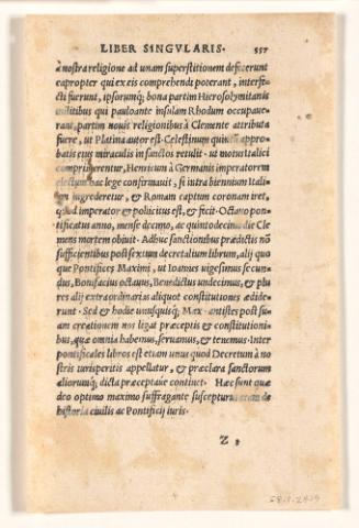 Colophon Page: Liber Singularis