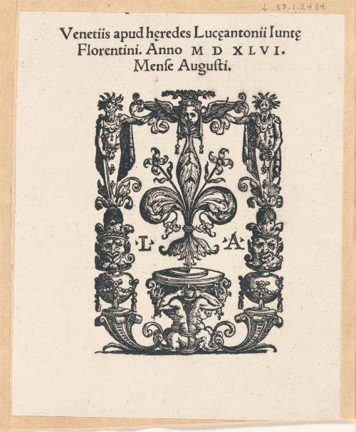 Printer's Device: Luceantonii Iunte