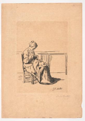 Untitled (Seated Woman Sewing)