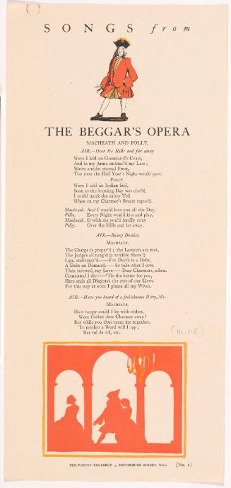 Songs from the Beggar's Opera, I