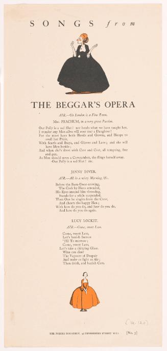 Songs from the Beggar's Opera, III