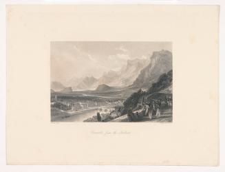 Europe Illustrated; Bradshaw, Grenoble from Fortress
