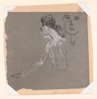Half-figure of a Woman and Study of a Head