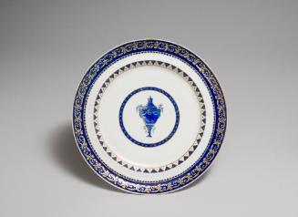 Plate with Neoclassical Urn Motif