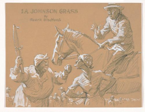 Preparatory Sketch for Illustration for "1-A Johnson Grass" by Roark Bradford