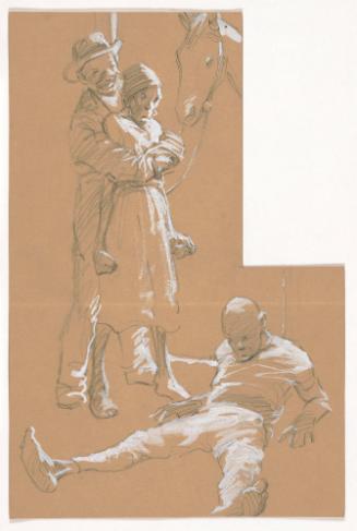 Preparatory Sketch for Illustration for "One of We's Own" by Roark Bradford