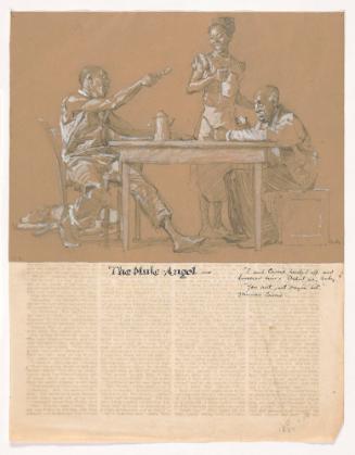 Preparatory Sketch for Illustration for "The Mule-Angel" by Roark Bradford