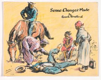 Preparatory Sketch for Illustration for "Some Changes Made" by Roark Bradford