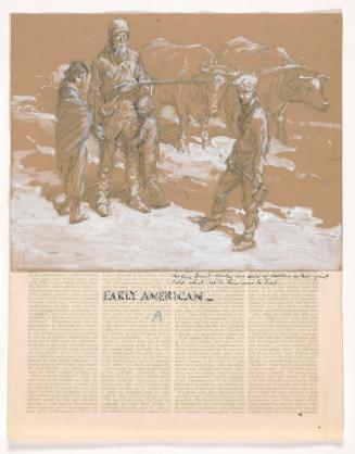 Preparatory Sketch for "Early American" by Herbert Best