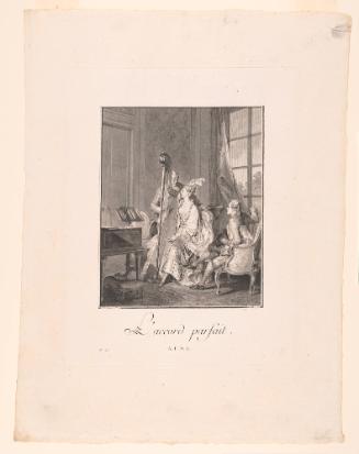 Perfect Harmony (L'accord parfait) plate 20 from Le monument du costume, 2nd series