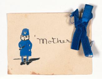 Policewoman, with Mother Written Beside
