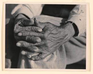 Hands of Mr. Henry Brooks, ex-slave. Parks Ferry Road, Greene County, Georgia
