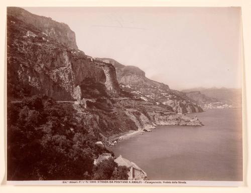 View of the Road from Positano to Amalfi