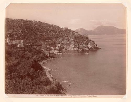 Massa Lubrense with a View of Capri in the Distance