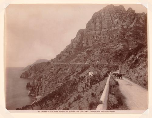 View of the Road from Sorrento to Positano