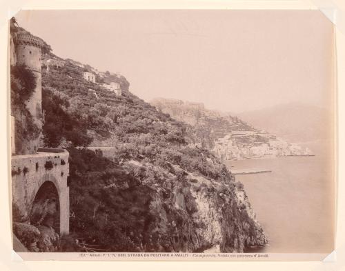 View of Amalfi on the Road from Positano to Amalfi