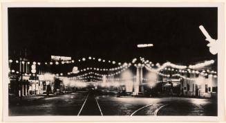 Holiday Street Illuminations in a South Carolina City