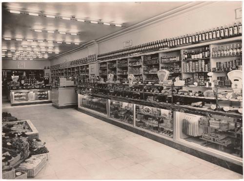 Modern Lighting in a Sale Room in a Berlin Delicatessen on the Kurfurstendam