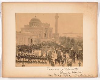 Ceremony of Selanil'k Mosque, Near Yildez Palace, Constantinople