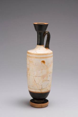 Lekythos, Oil Vase, with Mourning Scene