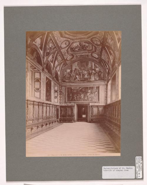 Napoli, Certosa Di S. Martino, Interno Del Capitolo