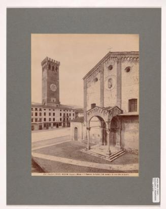 Bassano, Veneto, Chiesa Di S. Francesco, La Facciata E La Torre Detta Di Ezzelino