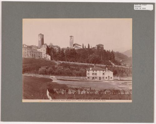 Bassano, Veneto, Veduta Del Castello Detto Di Ezzelino E Del Duomo