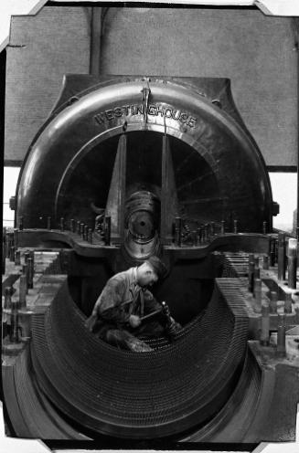 In the Heart of a Turbine, from Men at Work Series