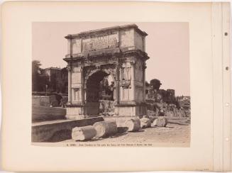 Roma, Arco Trionfale Di Tito Sulla Via Sacra Nel Foro Romano