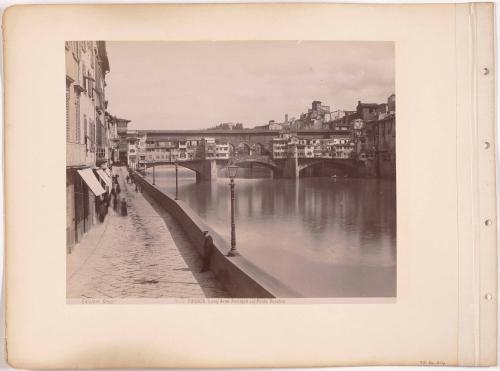 Firenze, Lung'arno Acciajoli Col Ponte Vecchio