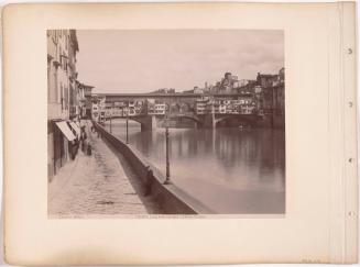 Firenze, Lung'arno Acciajoli Col Ponte Vecchio