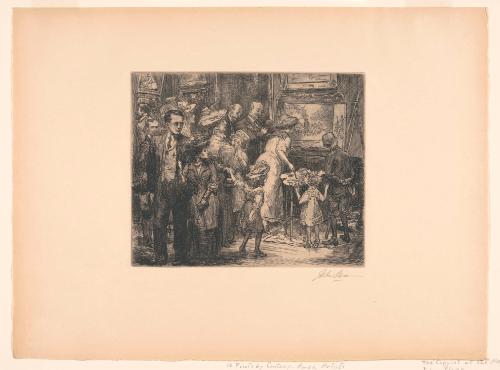The Copyist at the Metropolitan, from Twelve Prints by Contemporary American Artists