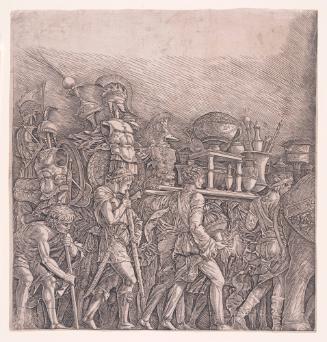 The Triumph of Caesar:  Soldiers Carrying Trophies