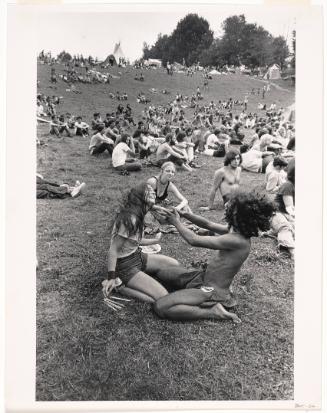 Untitled, from Festival, a Photographic Essay on Woodstock by B. Wolman, J. Marshall, and Jerry Hopkins