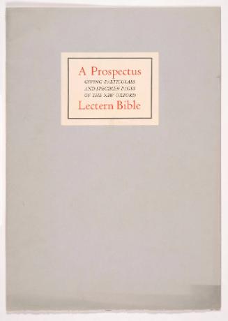 Prospectus:  Oxford Bible
