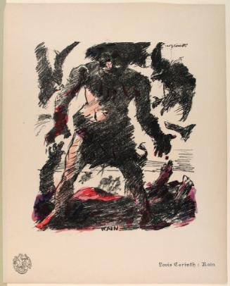 Cain, from Portfolio 6 of Krieg Und Kunst, Prints Issued by the Berliner Sezession