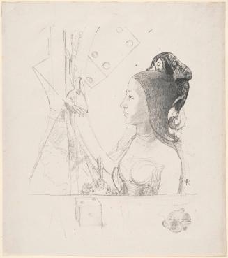Woman in Profile, with Various Objects