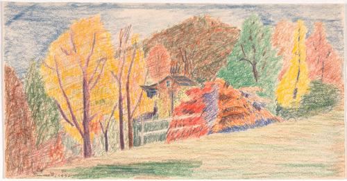 Untitled [landscape with House]