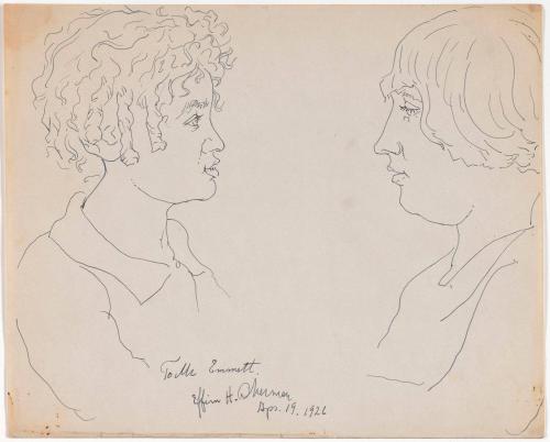 Two Female Heads