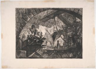 Prisoners on a Projecting Platform, plate 10 from Carceri