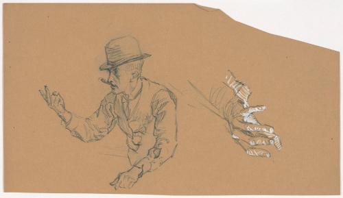 Man with Hat and Cigar