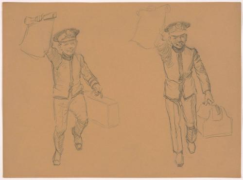 Studies of Young Boy in Uniform