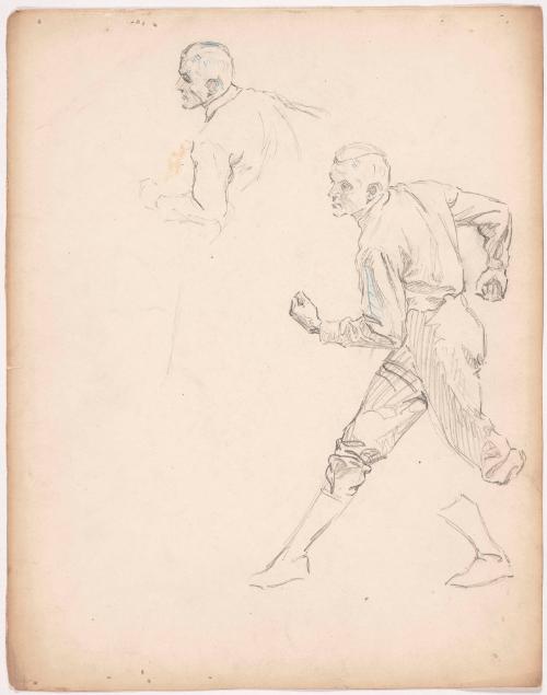 Study of Man Running