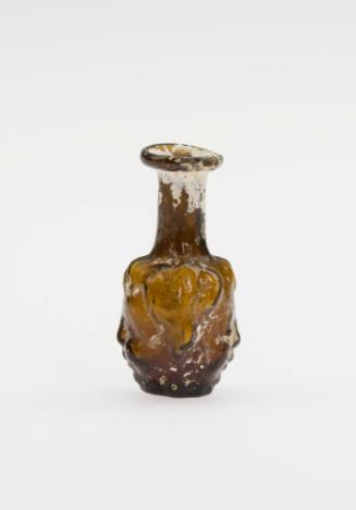 Amber-Colored Two-Headed Flask
