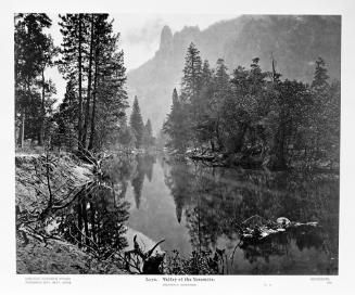 Loya, Valley of the Yosemite, the Sentinel, 3570 Feet High, No. 14; No. 3 of Portfolio, Eadweard Muybridge: Yosemite Photographs