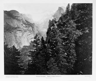 Tenaya Canyon, Valley of the Yosemite, from Union Point, No. 35; No. 7 of Portfolio, Eadweard Muybridge: Yosemite Photographs