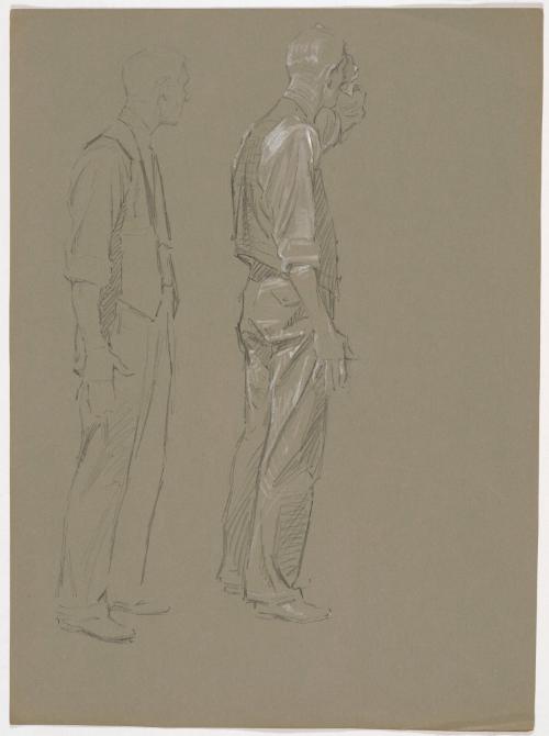 Studies of Man in Vest