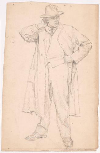 Man with Hat and Coat